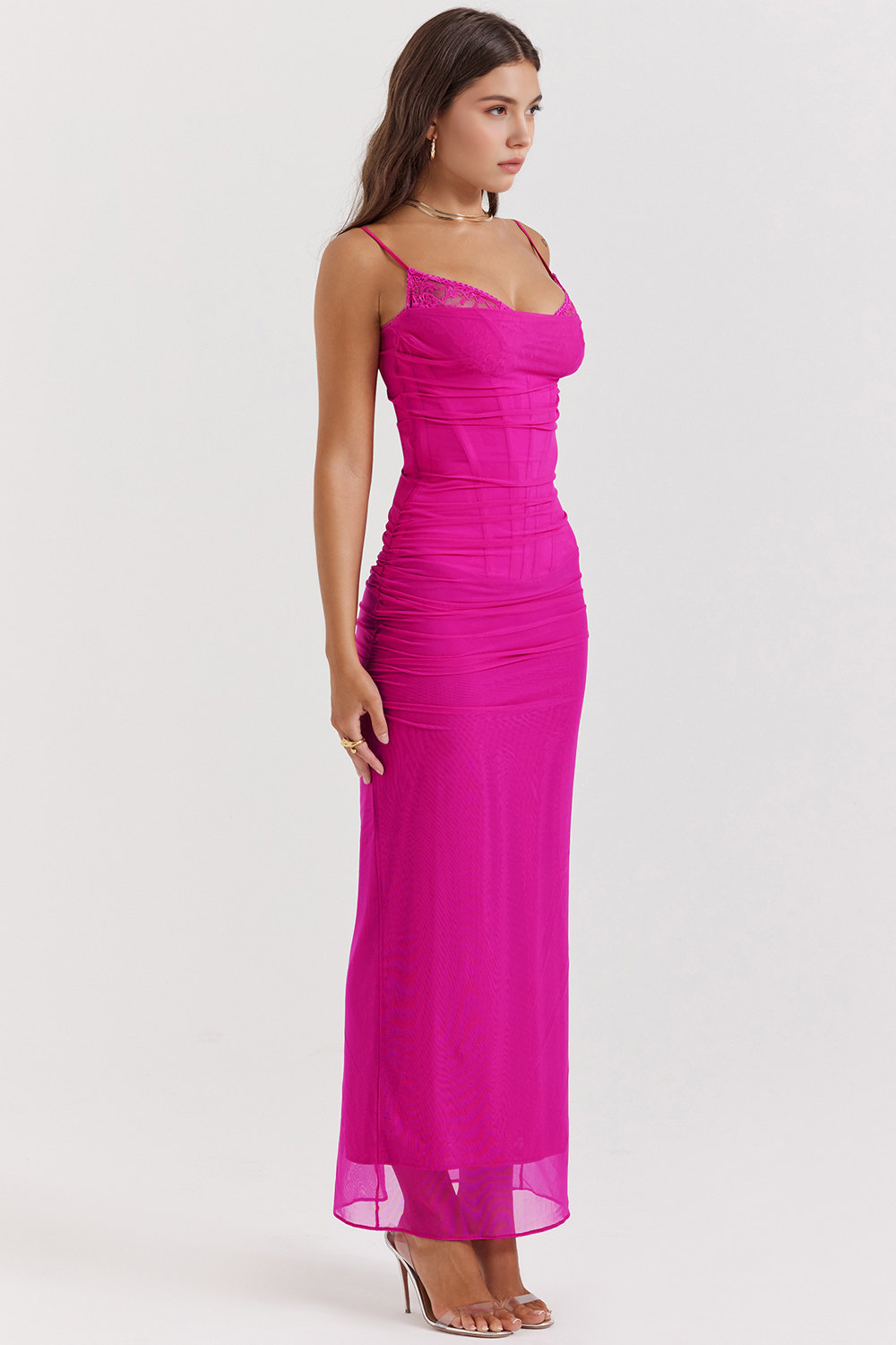 Aurelia | Red Dress with Lace