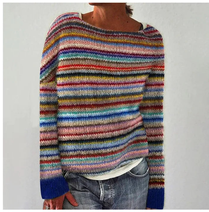 Nina | Warm Vintage Style Knit Sweater