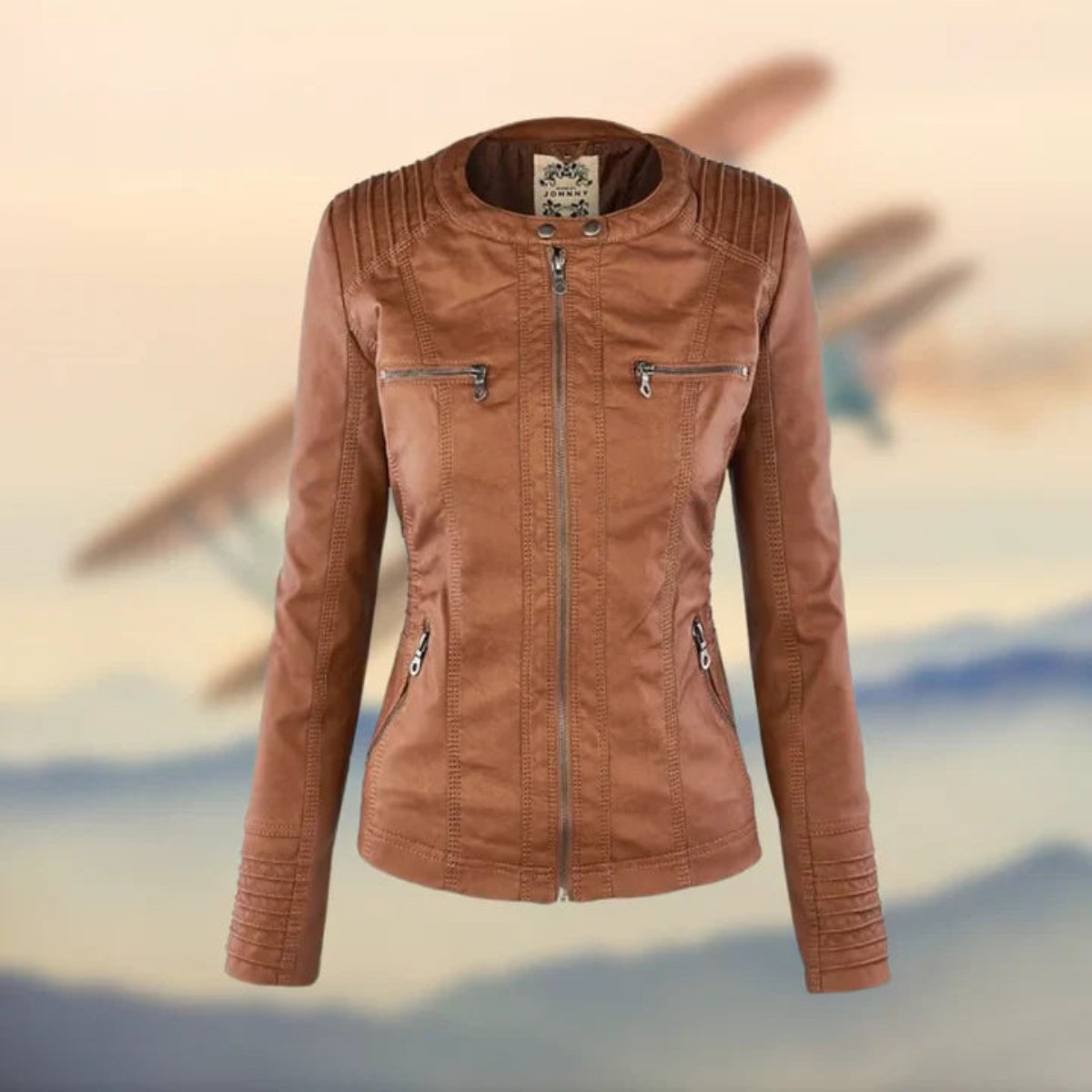 Maé Luxe Leather Jacket