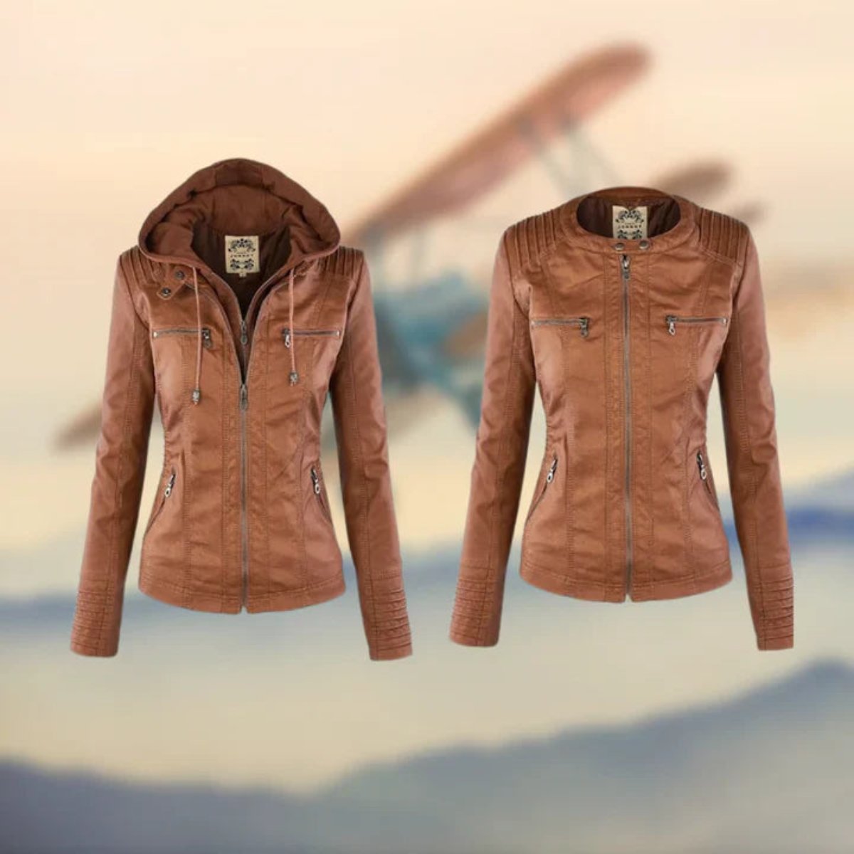 Maé Luxe Leather Jacket