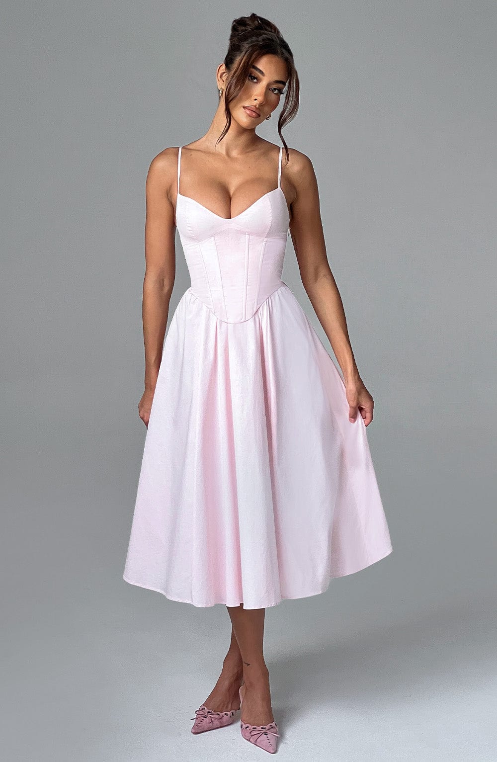 Grace | Corset Midi Dress