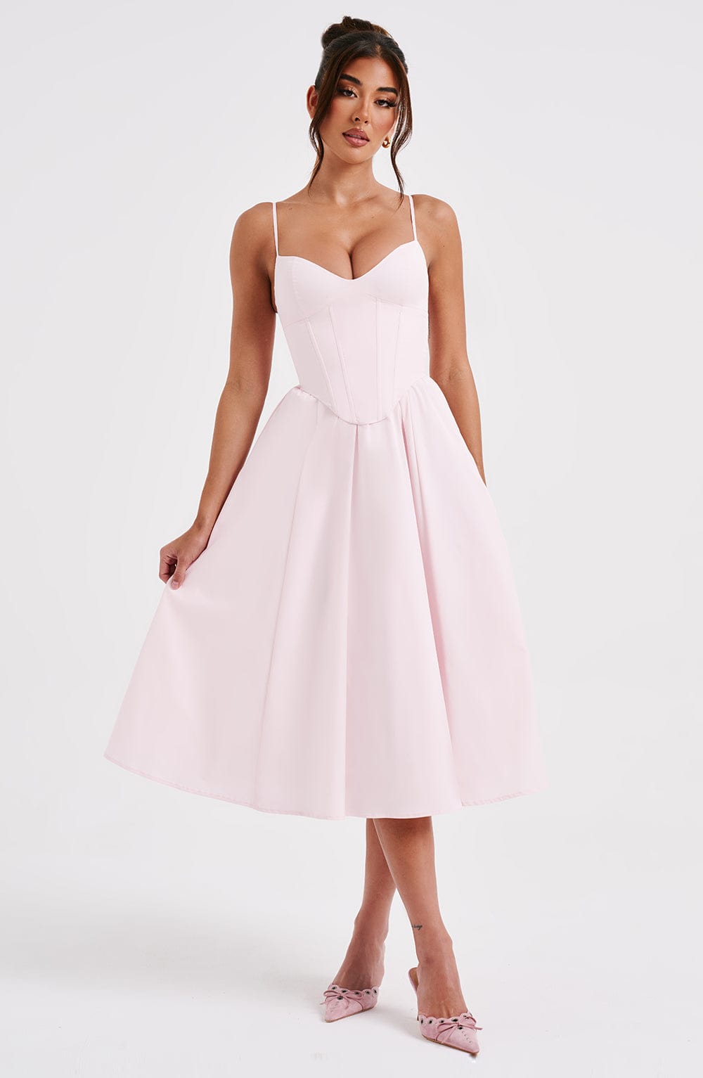 Grace | Corset Midi Dress