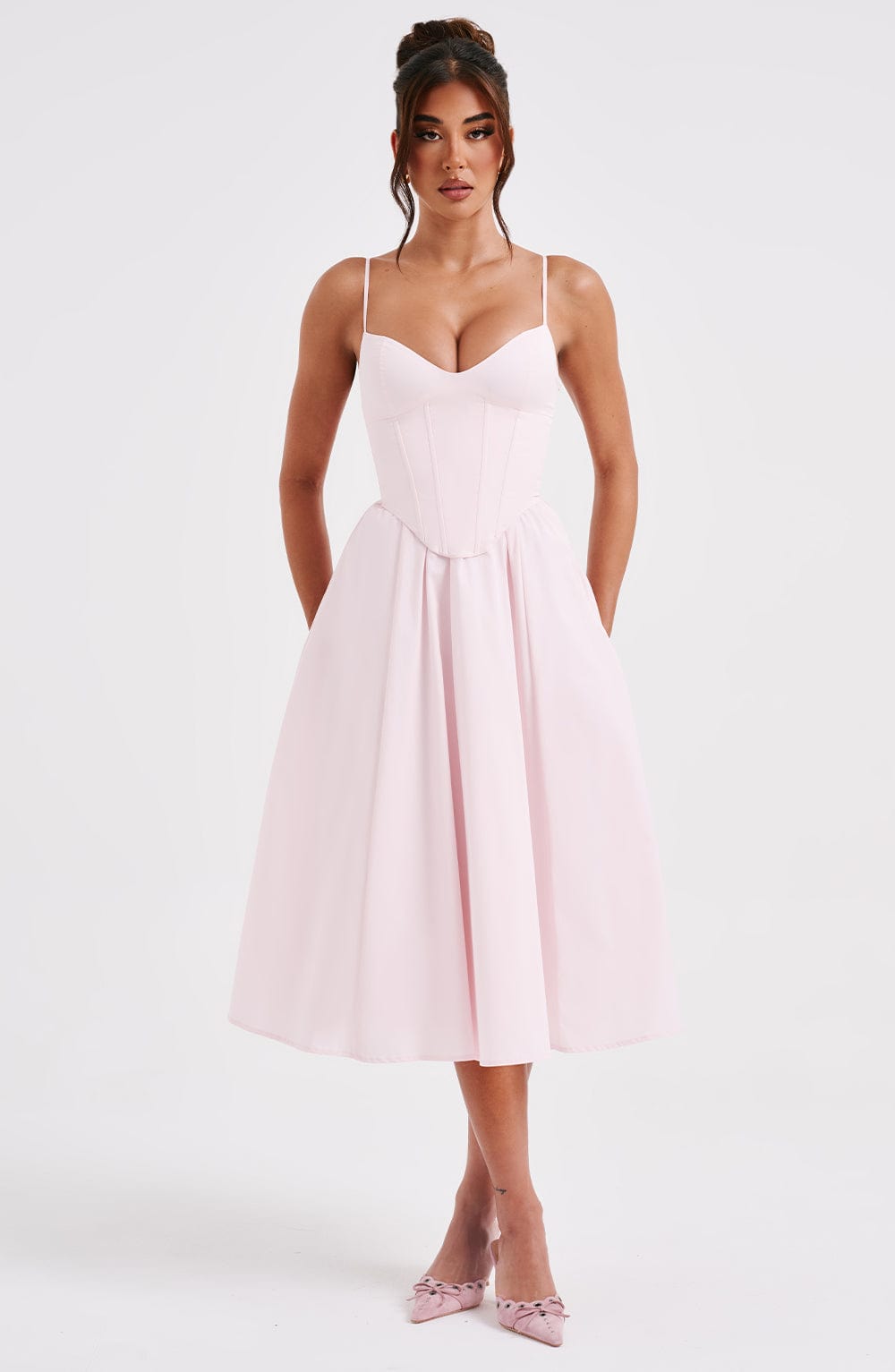 Grace | Corset Midi Dress