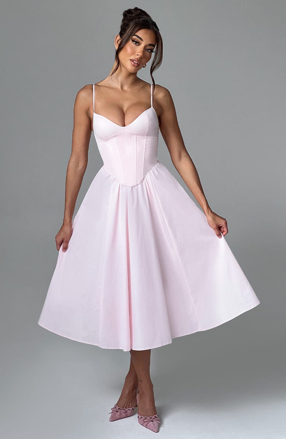 Grace | Corset Midi Dress