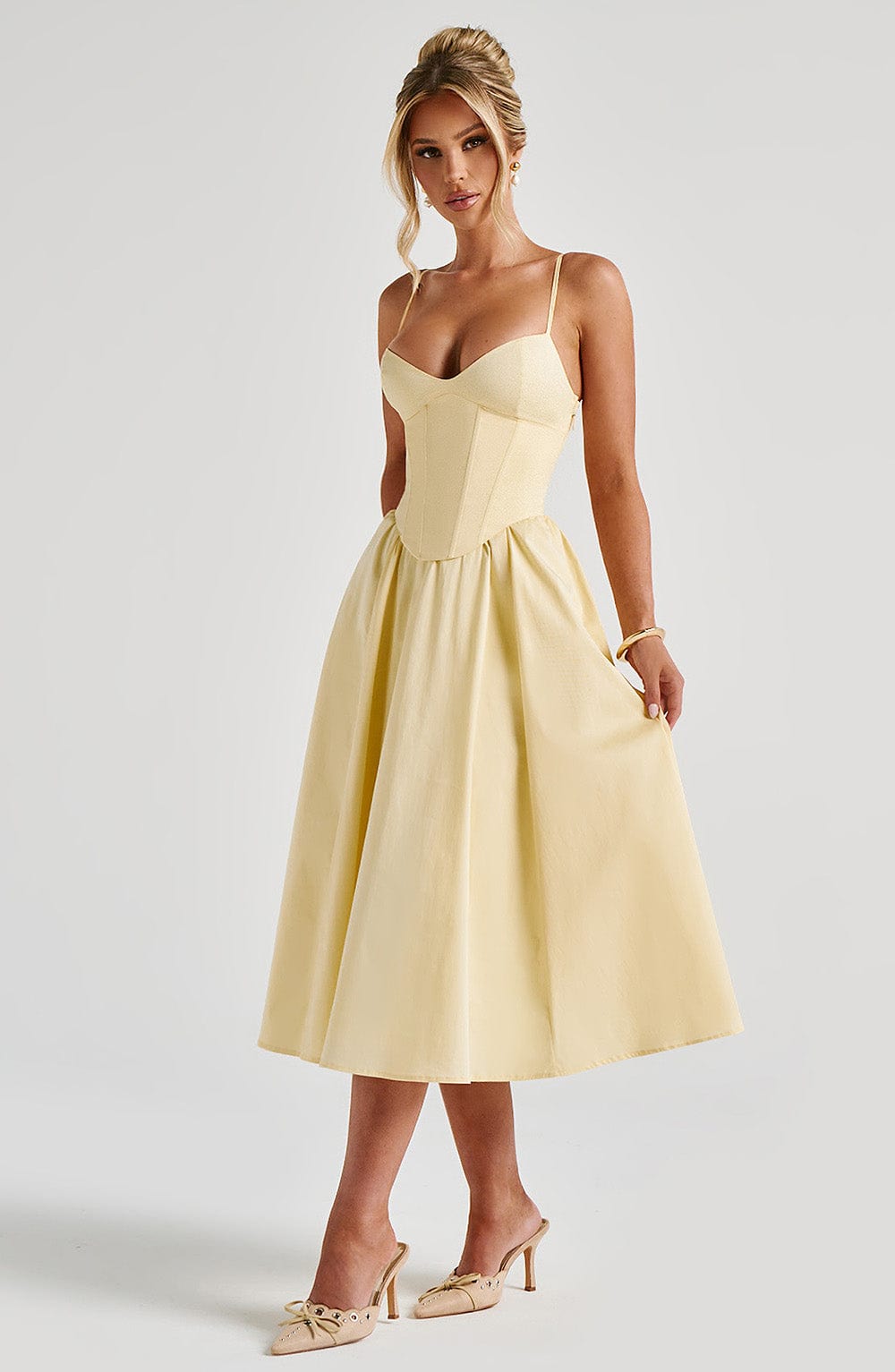 Grace | Corset Midi Dress