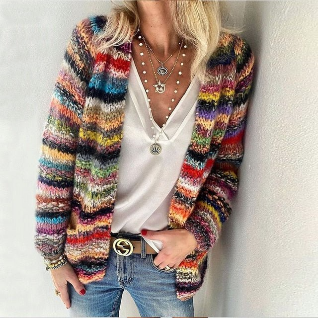 Penelope | Multicolour Knit Sweater